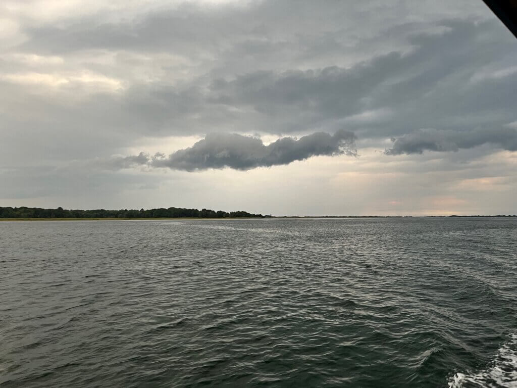 Newburyport Harbor storm moving in