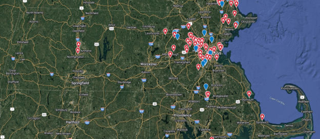 2025 October Big Day trip locations