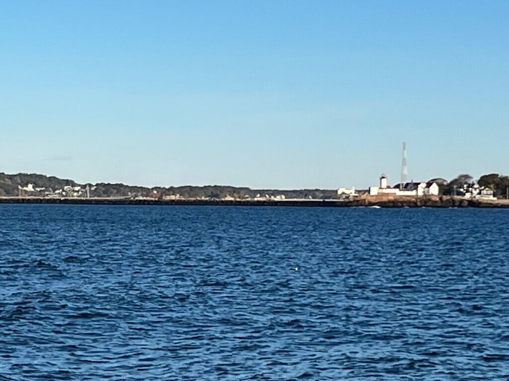 View of Dog Bar in Gloucester Harbor