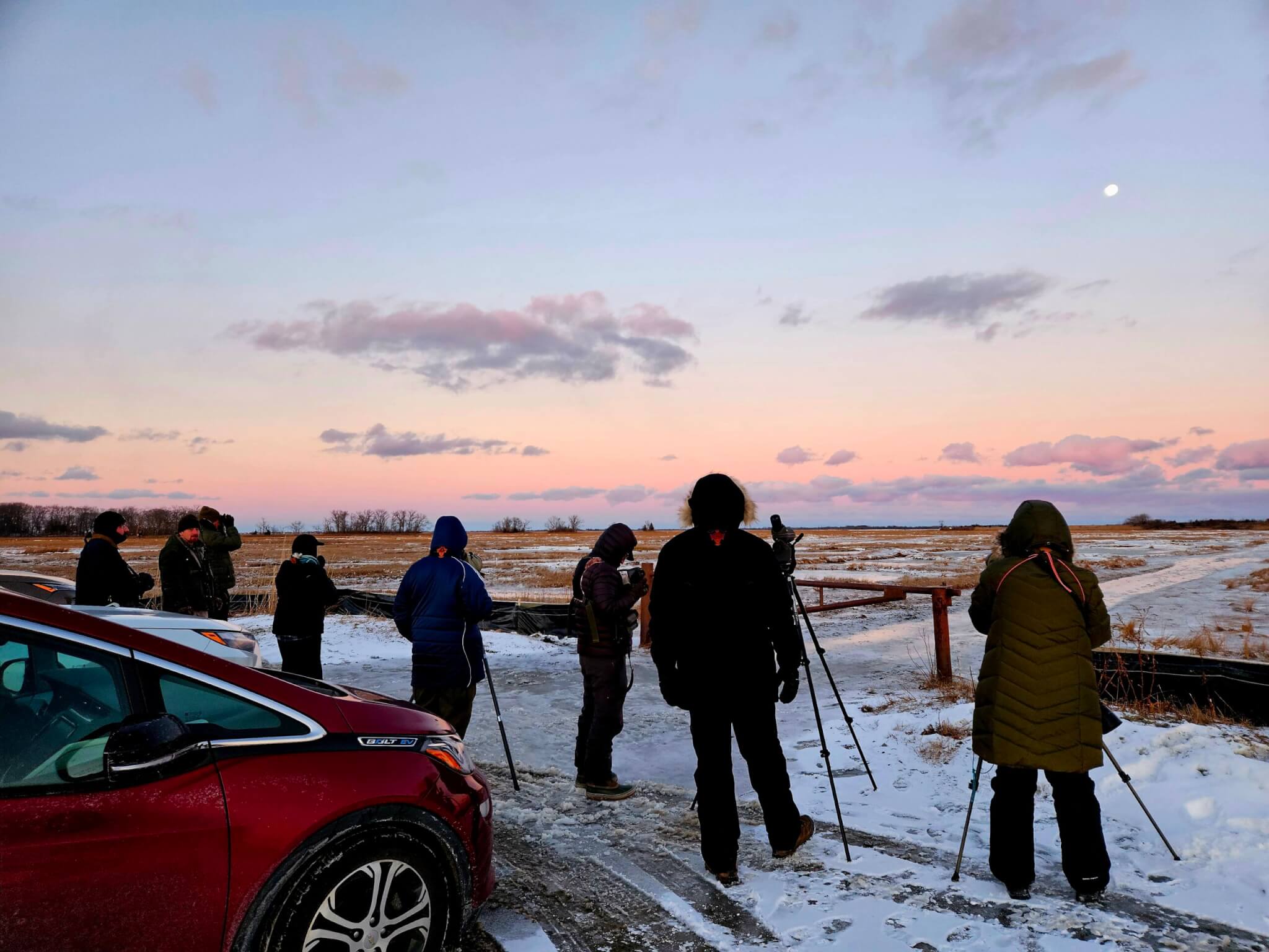 January 1 2026 Plum Island at sunset