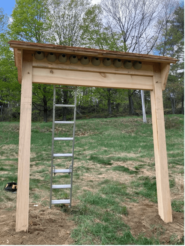 Cliff Swallow Nesting Structure